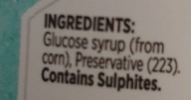 Gluten free glucose syrop - Ingredients