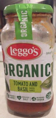 Organic Tomato and Basil pasta sauce - Product