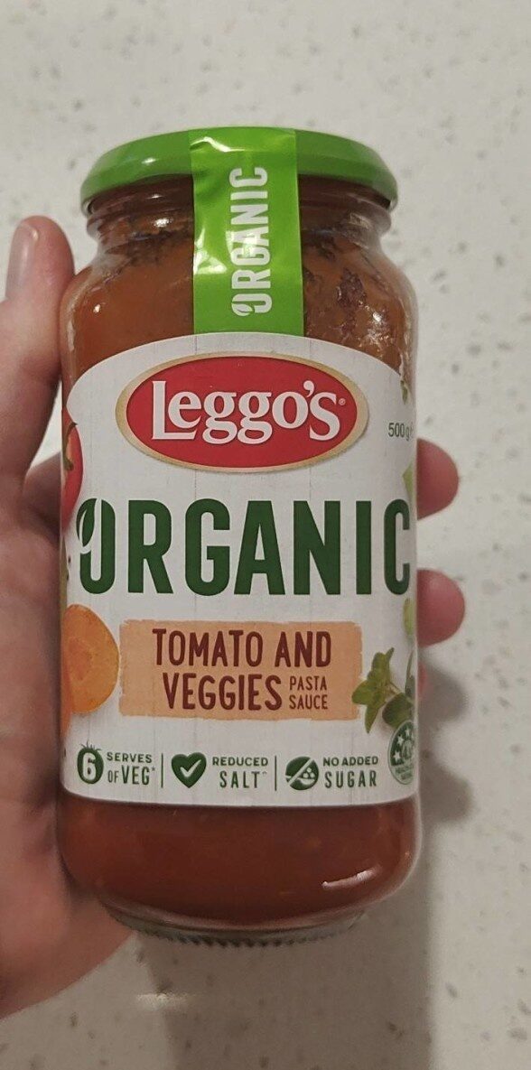 Leggo's Organic Tomato and veggies - Product