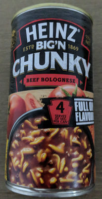 Heinz Big'N Chunky Beef Bolognese - Product