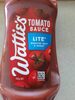 watties tomato sauce lite reduced salt and sugar - Product