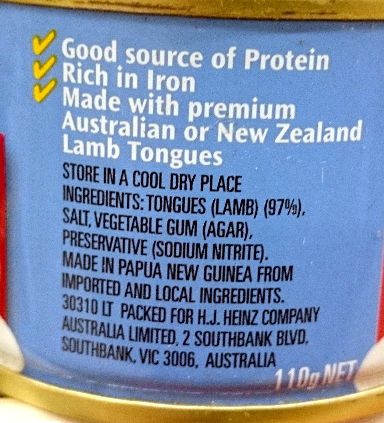 Hamper Lamb Tongues - Ingredients