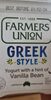 Farmers Union Greek Style Yogurt - Product