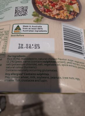 chicken rice - Ingredients
