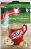 Creamy mushroom with croutons cup a soup - Product