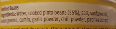 Refried beans - Ingredients