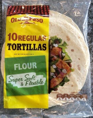 10 regular tortillas - Product
