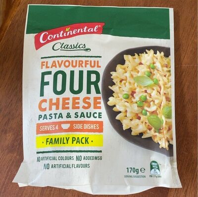 Four cheese pasta and sauce - Product