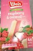 Raspberry and Coconut bars - Product