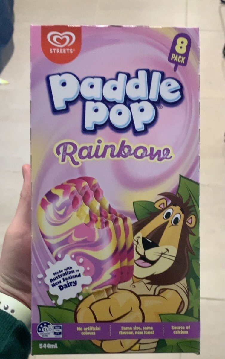 Rainbow paddle pop - Product
