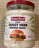 Thick tangy herb burger sauce - Product
