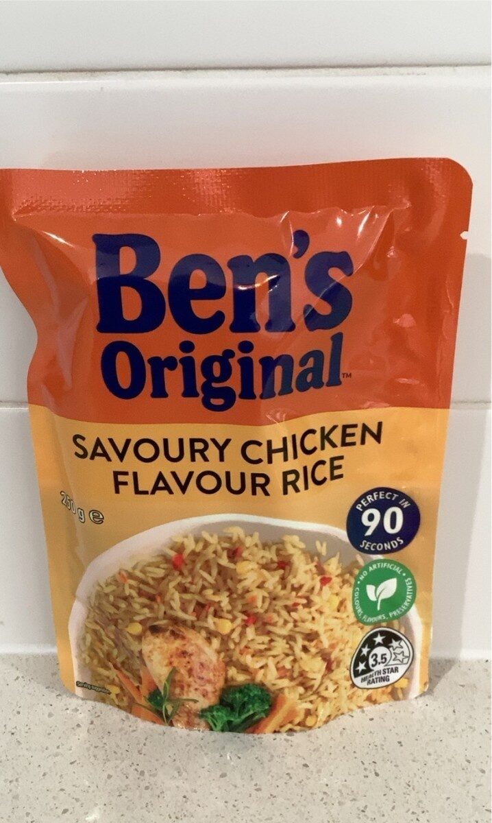Savoury chicken Flavour rice - Product