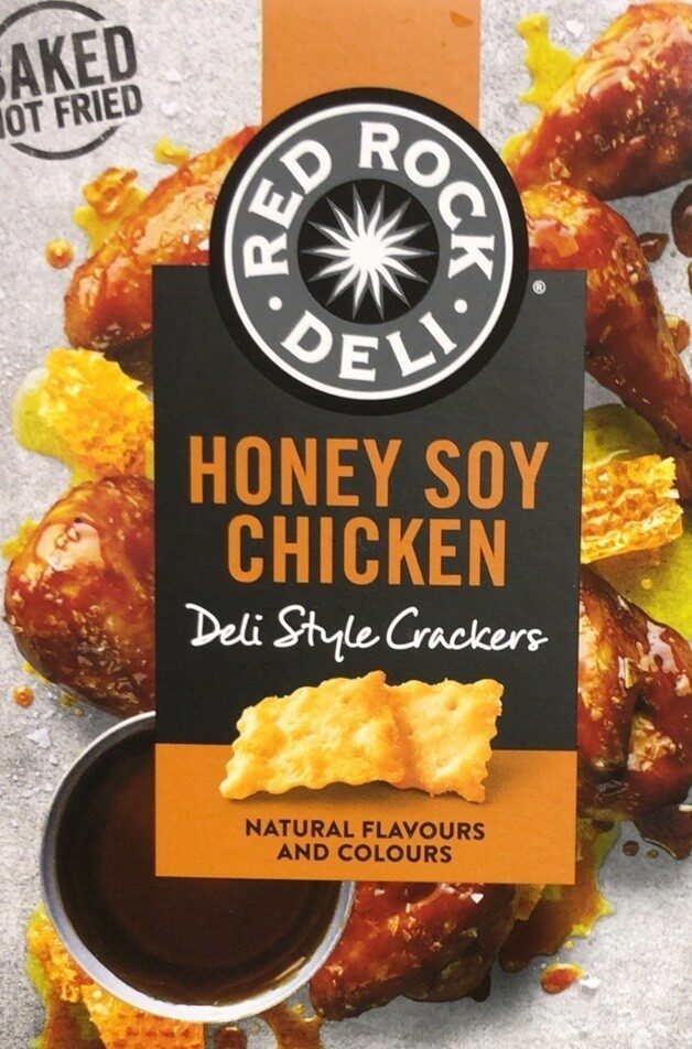 Red rock deli honey soy chicken deli style crackers - Producto - en