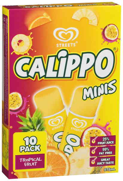 Calippo Minis Tropical 10 Pack - Product