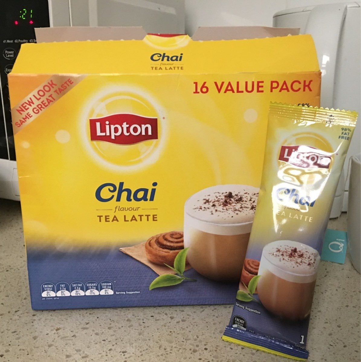 Chai flavour tea latte - Product - fr
