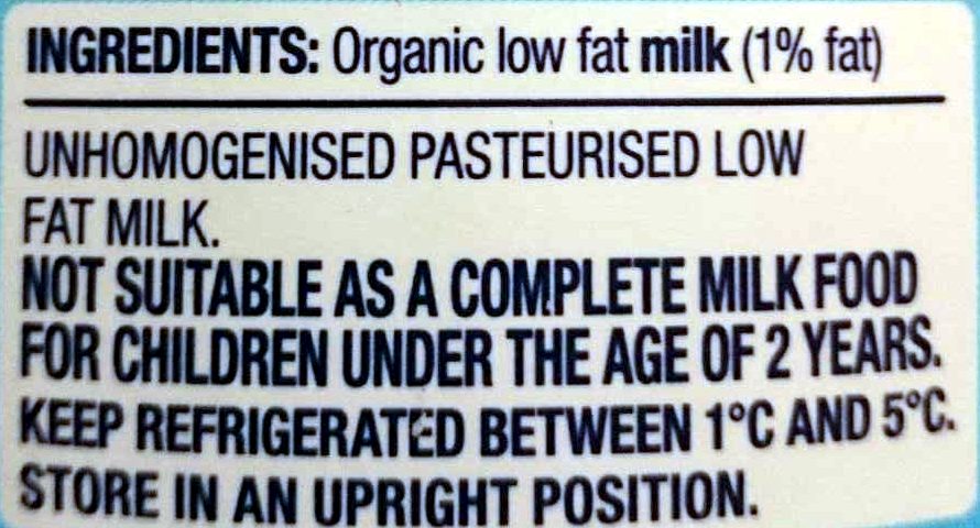 Pure Organic - Ingredients