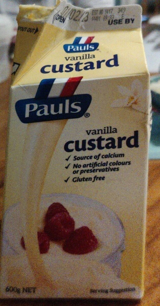 Vanilla custard - Product