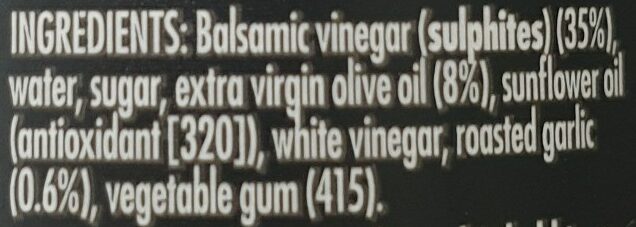 Balsamic vinegar - Ingredients