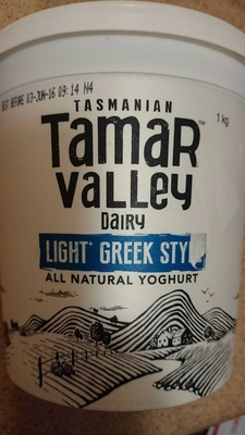 Light Greek Style All Natural Yoghurt - Product