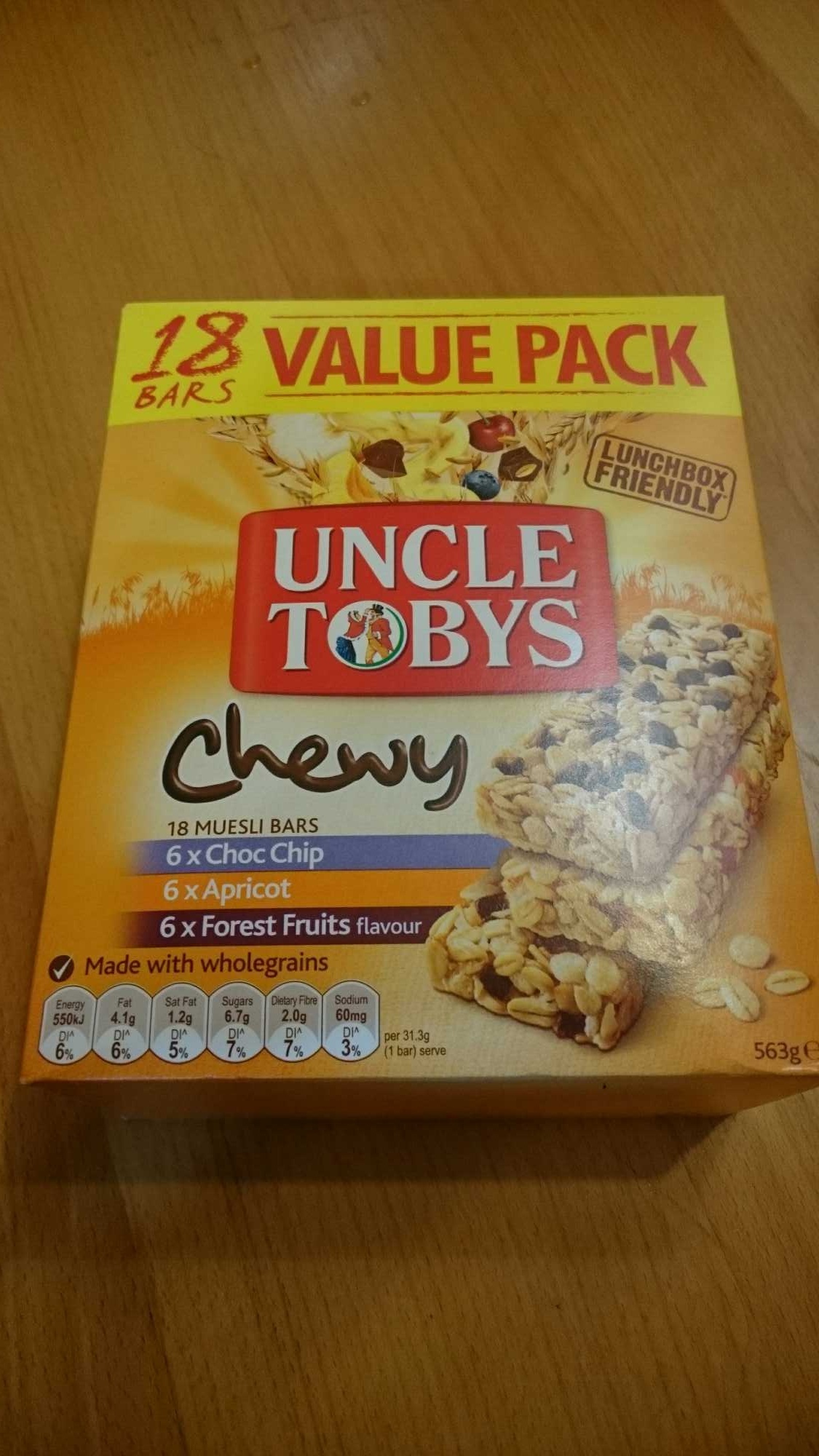 chewy mixed muesli bars 18 bar value pack - Product