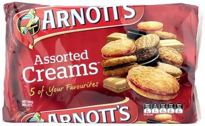 Arnott's Assorted Creams Pack 500G - Product - fr