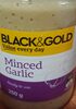 minced Garlic (black & gold) - Product