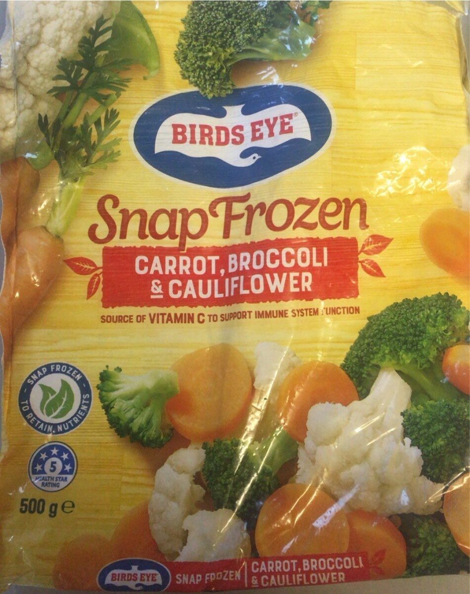 Snap frozen carrot broccoli & cauliflower - Product