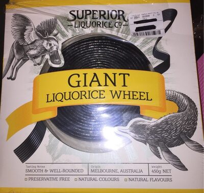 Giant liquorice wheel - Product - fr