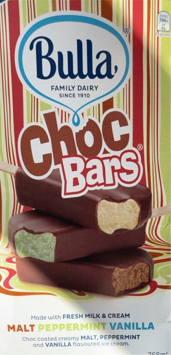 Choc bars - Product