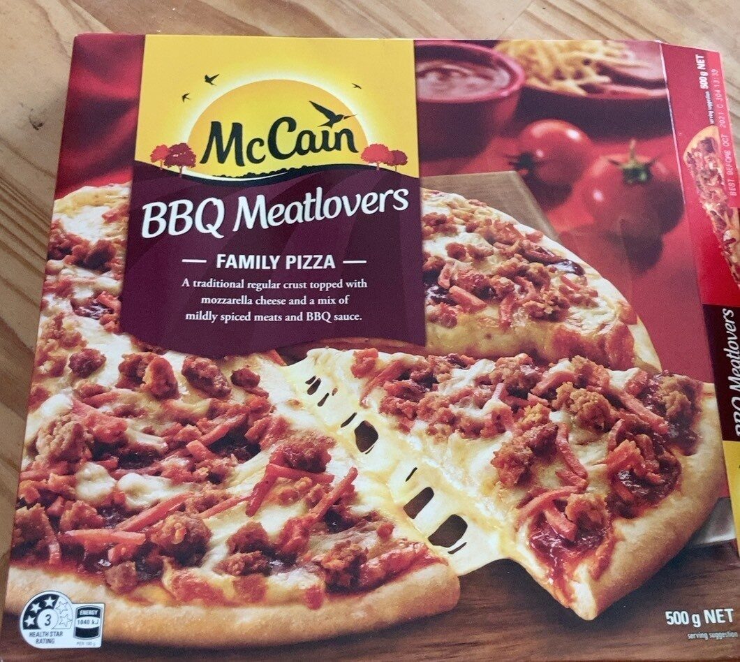 BBQ Meatlovers Family Pizza - Product