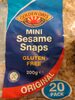 Mini Sesame Snaps - Product