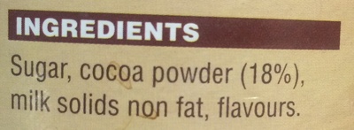 Chocochino - Ingredients