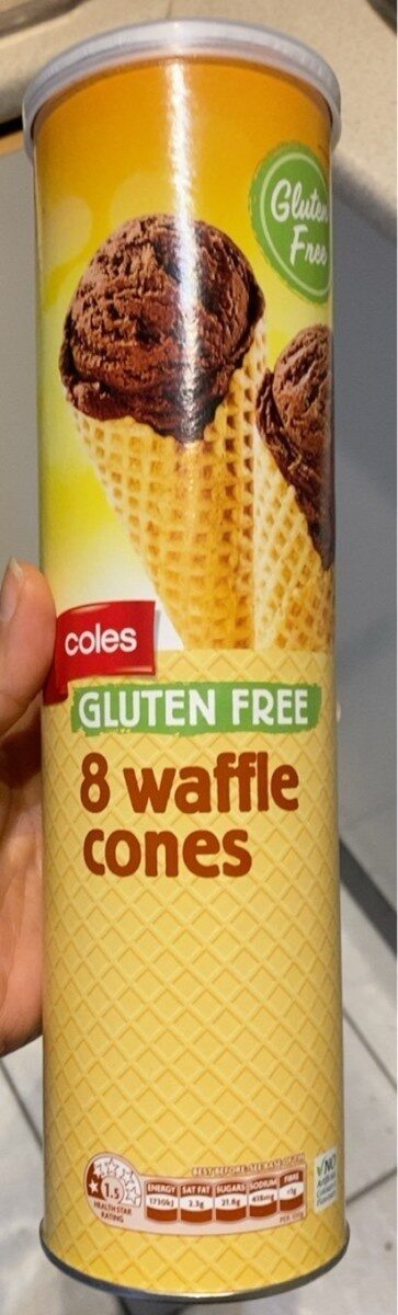 Gluten Free 8 Waffle Cones - Product