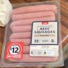 Beef sausages - Product