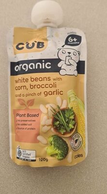 White bean with corn broccoli and a pinch of garlic - Product