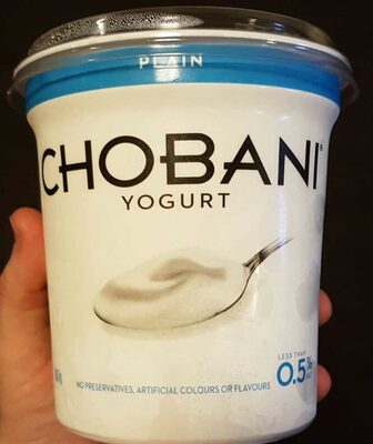Chobani Plain Greek Yogurt (0.5% fat) - Product
