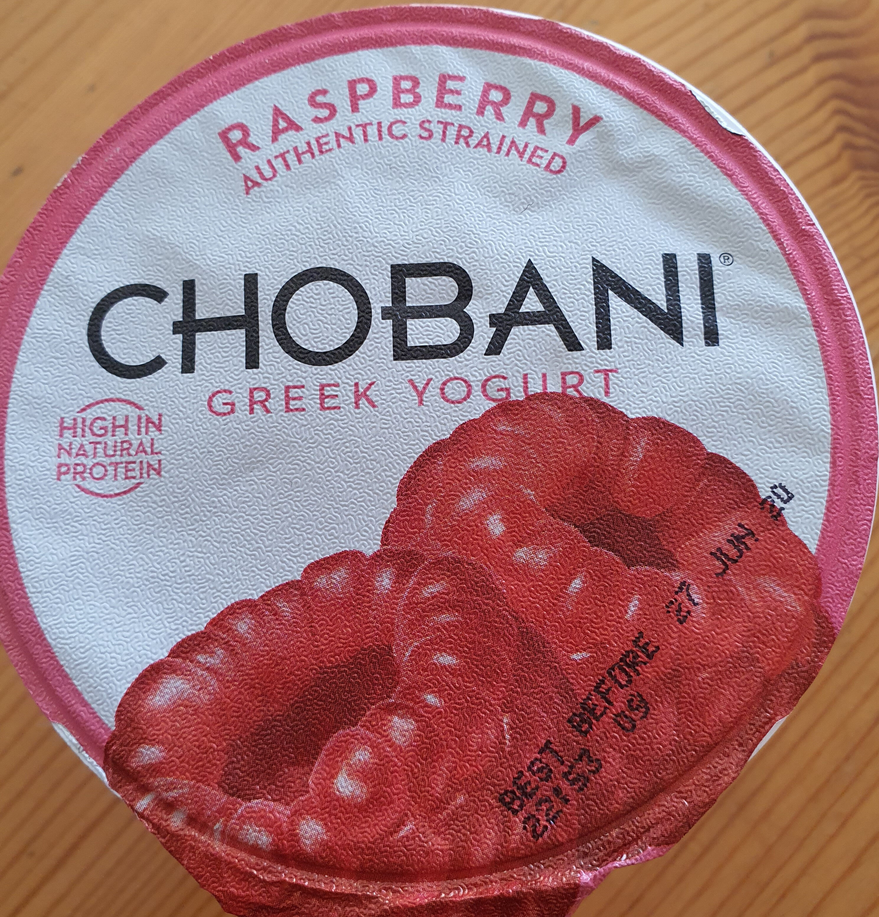 Raspberry Greek Yogurt - Product