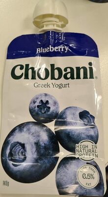 Chobani Greek Yoghurt Pouch Blueberry - Product