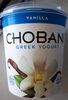 Chobani Greek Yogurt Vanilla - Product