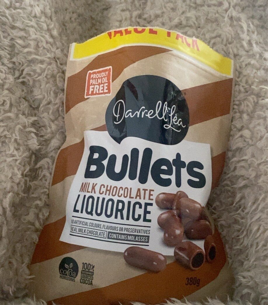 Bullets milk chocolate liquorice - Product