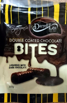 Double Coated Chocolate Bites - Liquorice with Dark Chocolate - Product