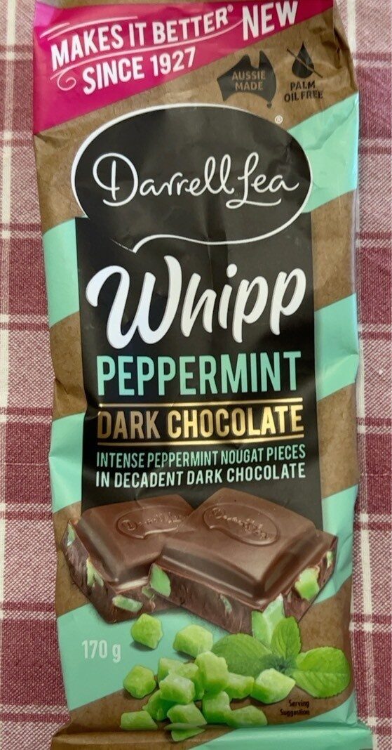 Darrell Lea Peppermint Dark Chocolate - Product
