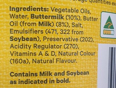 Butter - Ingredients