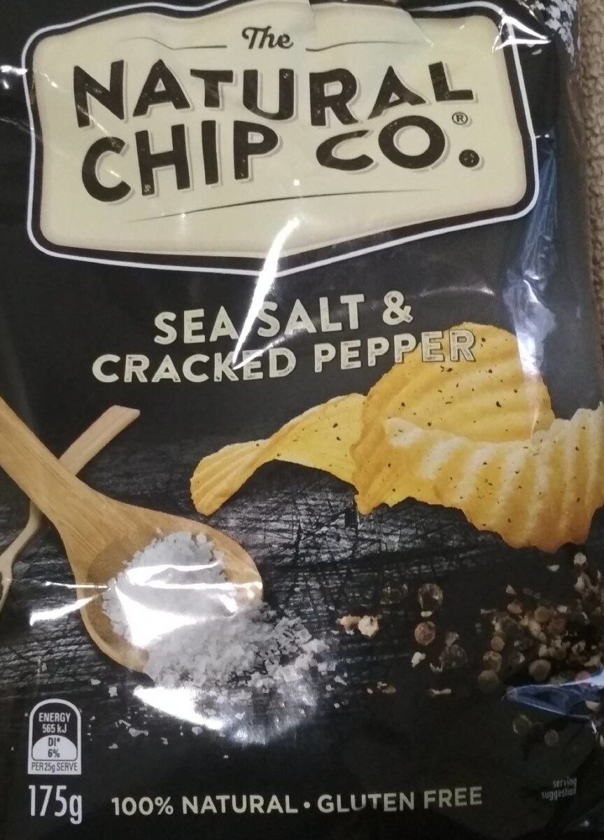 Sea salt & cracked pepper chips - Product