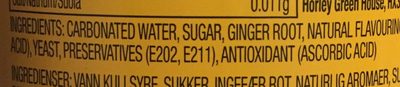 Bundaberg Ginger Beer - Ingredients - fr