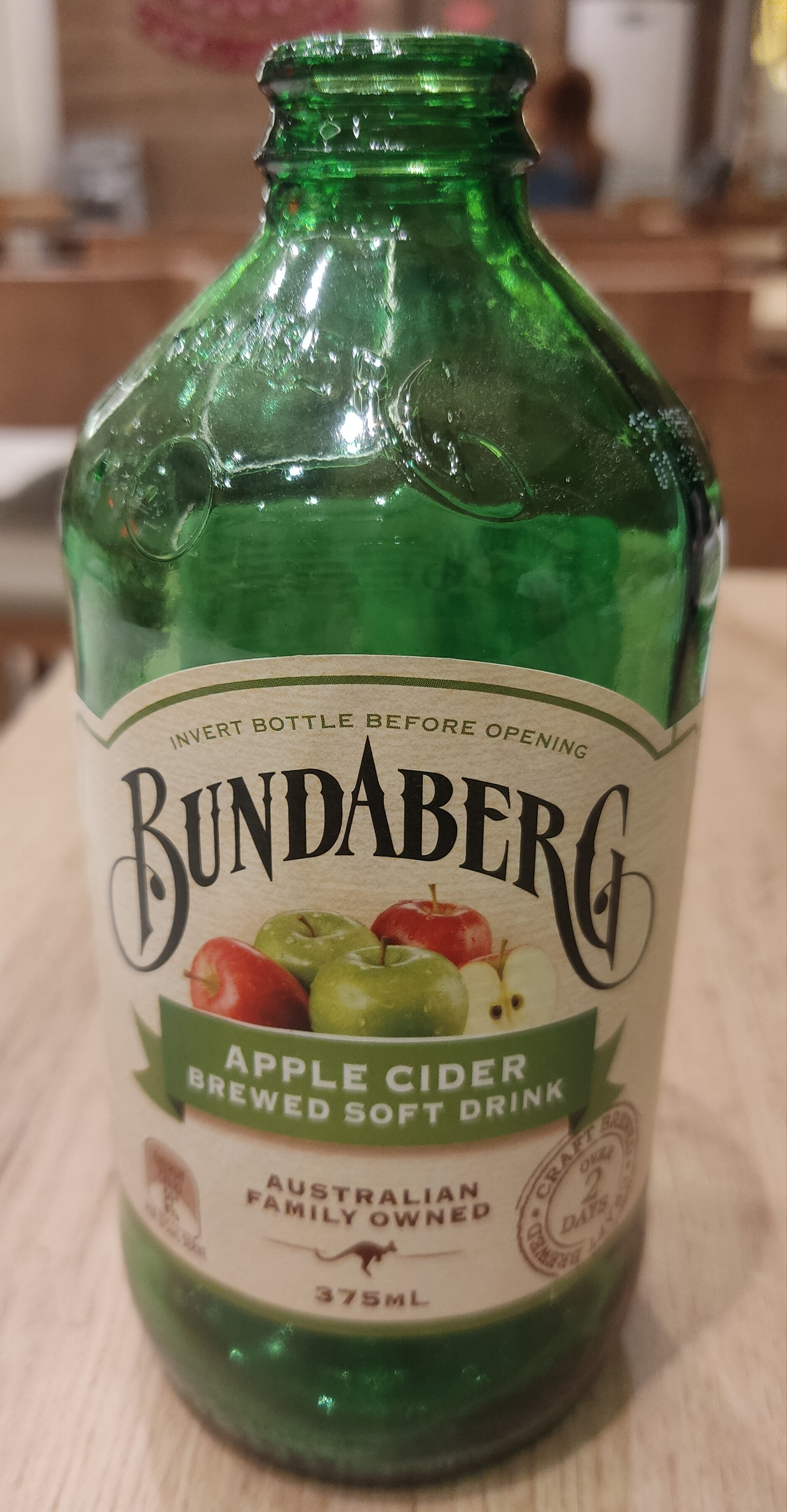 Apple Cider Brewed Softdrink - Recycling instructions and/or packaging information