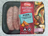 Gourmet Sausage Recipe Pork with Caramelised Pear & Cracked Pepper - Product