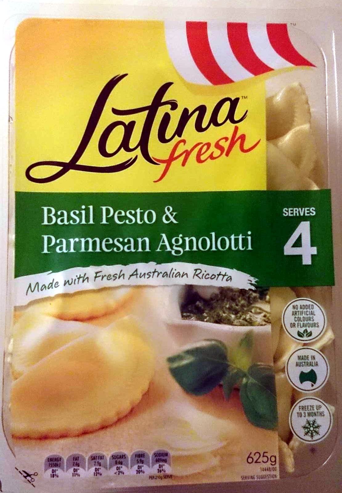 Basil Pesto & Parmesan Agnolotti - Producto - en