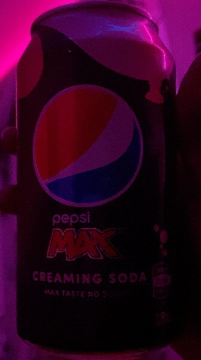 Pepsi max creaming soda - Product