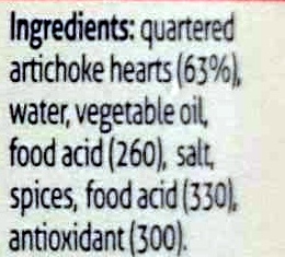 Artichoke Hearts - Ingredients
